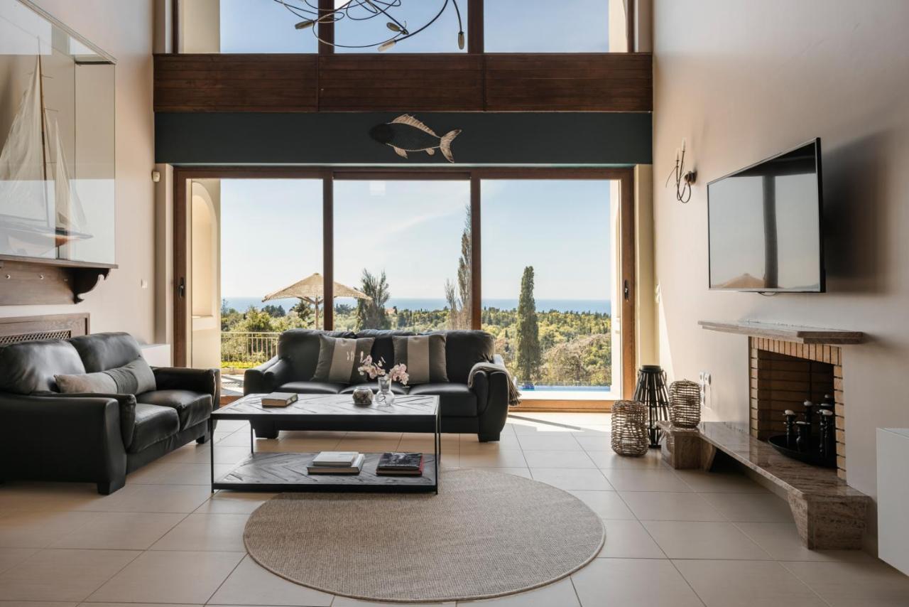 Luxury Villa Karmaniolos Fiskardo Kefalonia Exterior photo
